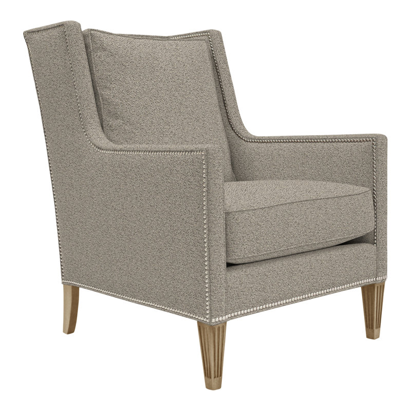 Alec Wingback Chair, Yes, Nadia Steam, Hampton