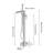 Freestanding Bath Tap With Hand Shower-109840970