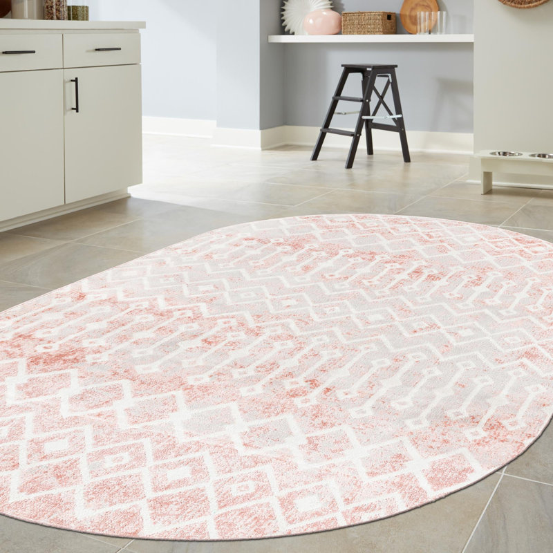 Tapis contemporain Artvin, Ovale 8 pi x 10 pi