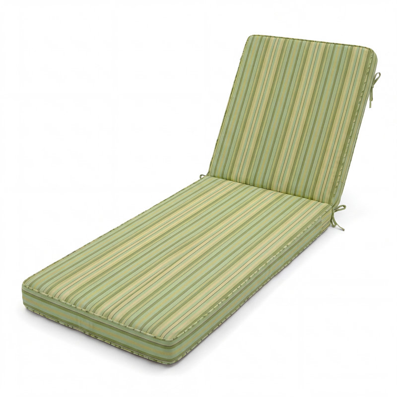 Coussin de chaise longue imperméable, résistant aux intempéries, remplacement de mobilier de patio, 80 x 26 x 3, 1, Vert