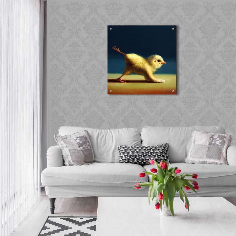 «Yoga Chick Mule Kick» par Lucia Heffernan