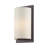 1 Light English Bronze ADA Sconce With Hand Crafted Oatmeal Fabric Shade-249095165