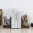 Modern Rustic Wood Non-Skid Bookends