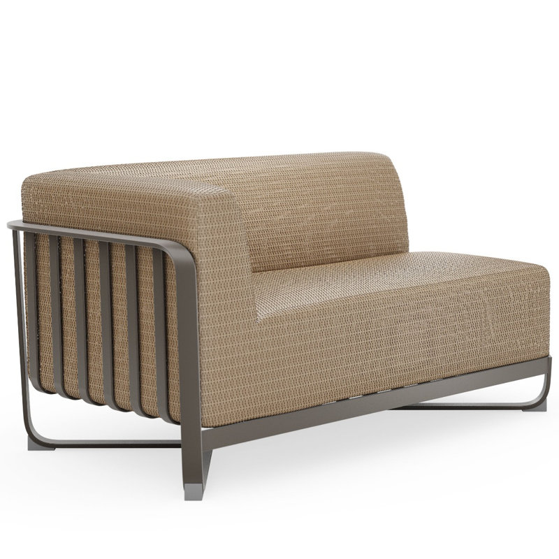 Juno Outdoor 2 - Seat Loveseat, Textured Black