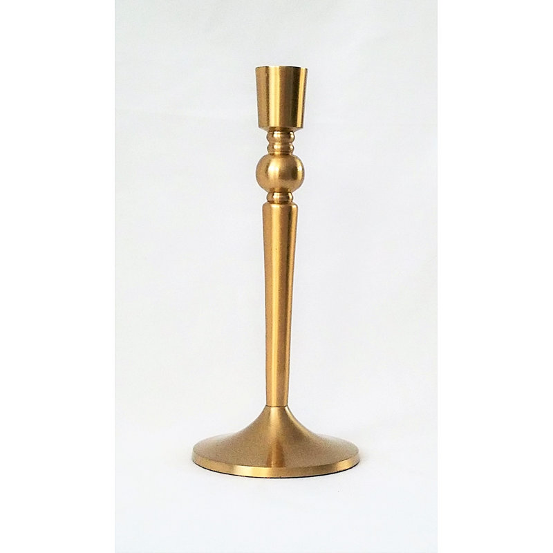Anastasia Metal Tabletop Candlestick, 18.5" H x 4.75" W x 4.75" D