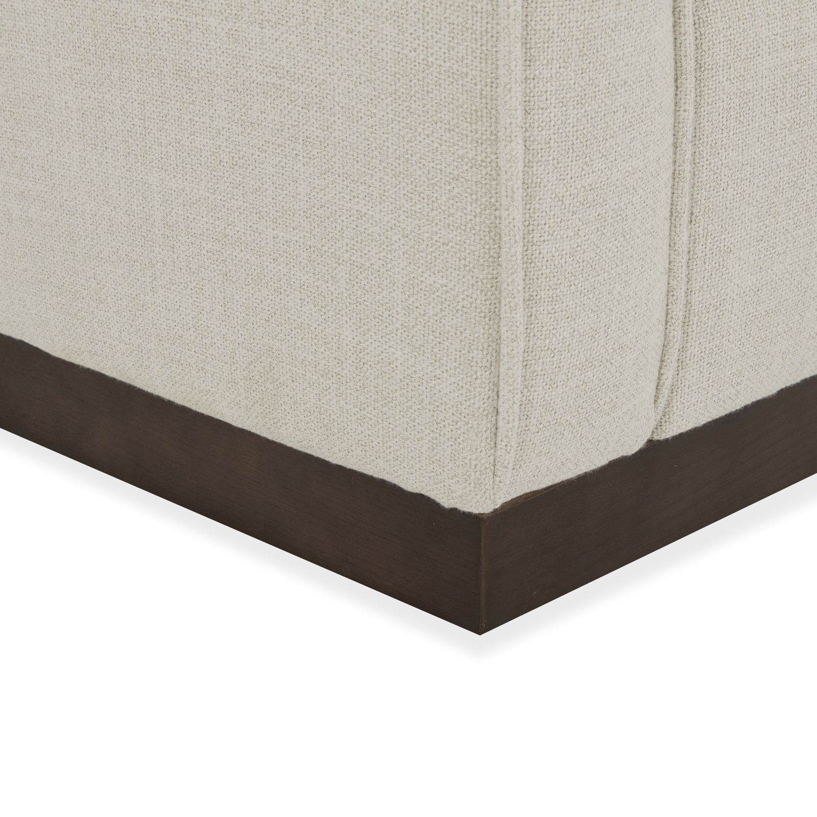 Bobbi 2-Piece Linen Living Room Set with Ottoman, Effie Linen Performance Linen