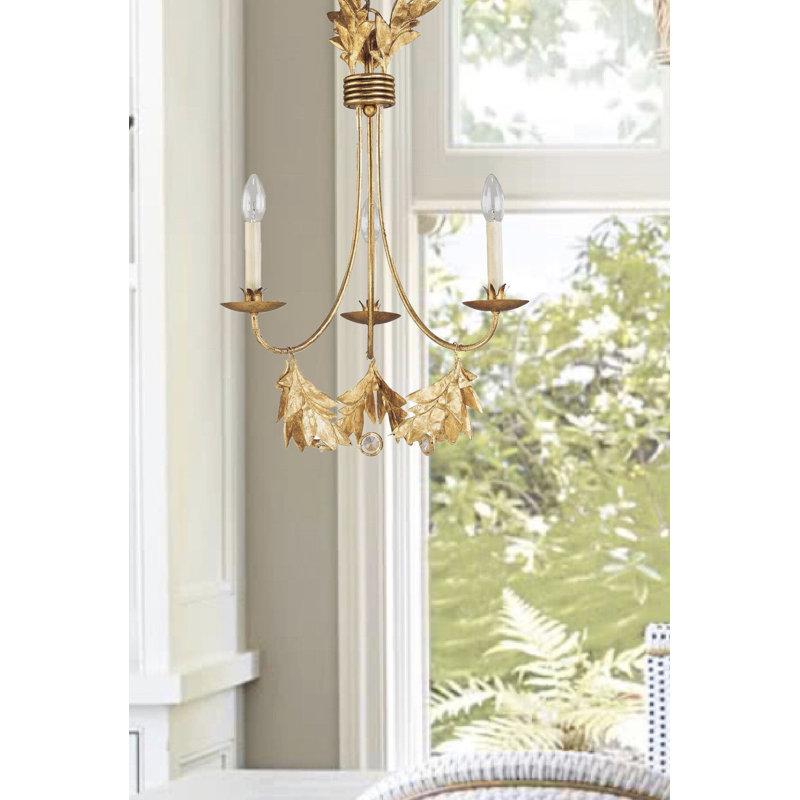 Sweet Olive 3-Light Candle Style Classic / Traditional Chandelier