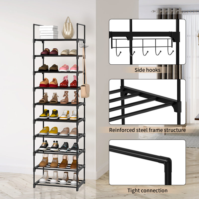 25 Pair Shoe Rack Storage 