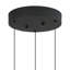 Luminaire suspendu grappe à intensité variable à 3 lumières DEL