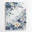 Aquarelle florale 66, art mural en métal beige-1074056812