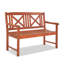 Banc de jardin en bois massif Ryeisha