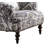 Pattern Fabric Chair W/Pillow