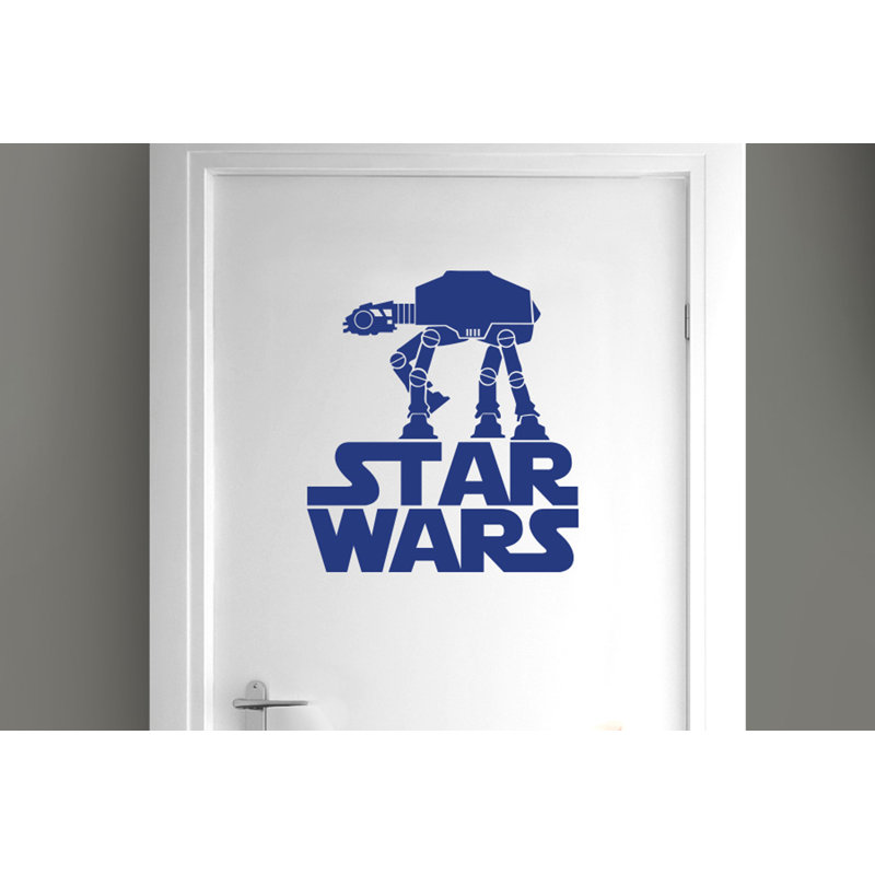 Entertainment Wall Decal, Dark Blue