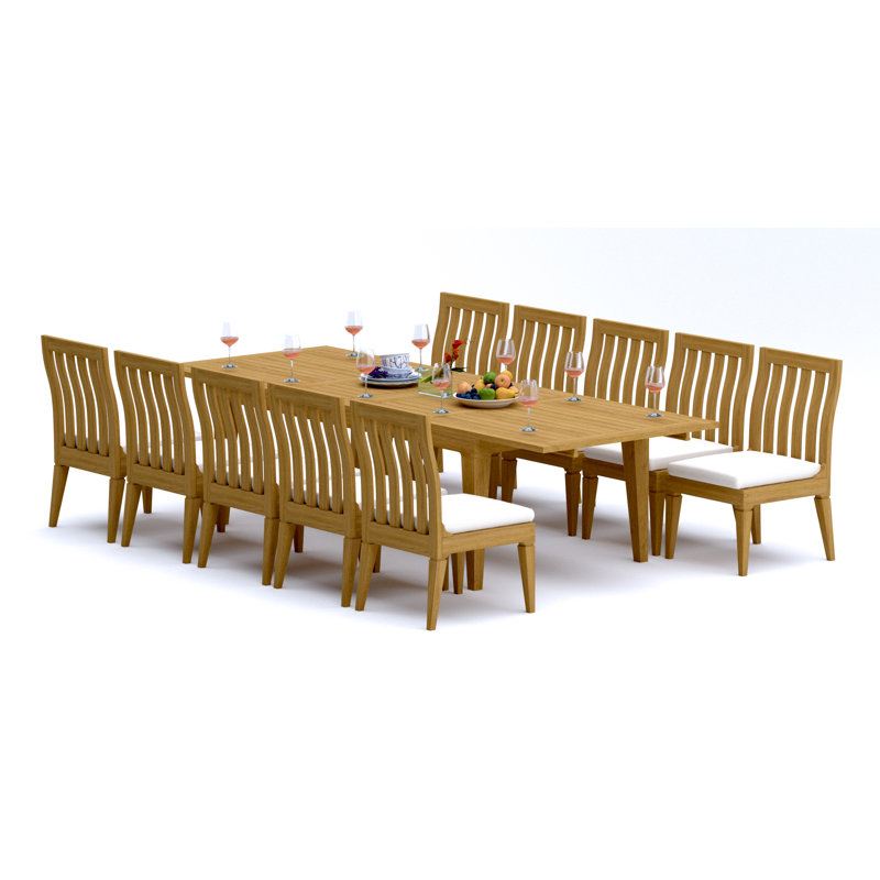 Ensemble repas extérieur pour 10 personnes Caranas
