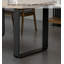Bureau de direction moderne en L avec structure en métal et armoire de rangement-633749890