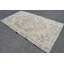 Tapis turc rétro Oushak - fait à la main en laine de style antique oriental nomade brun / beige