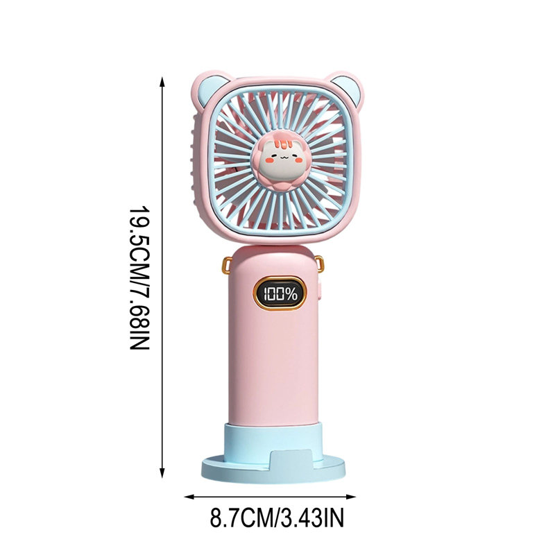 Ventilateur d'étudiant de dortoir de classe avec support numérique USB, B
