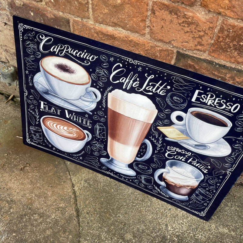 Handmade Food & Beverage Wall Decor on Metal