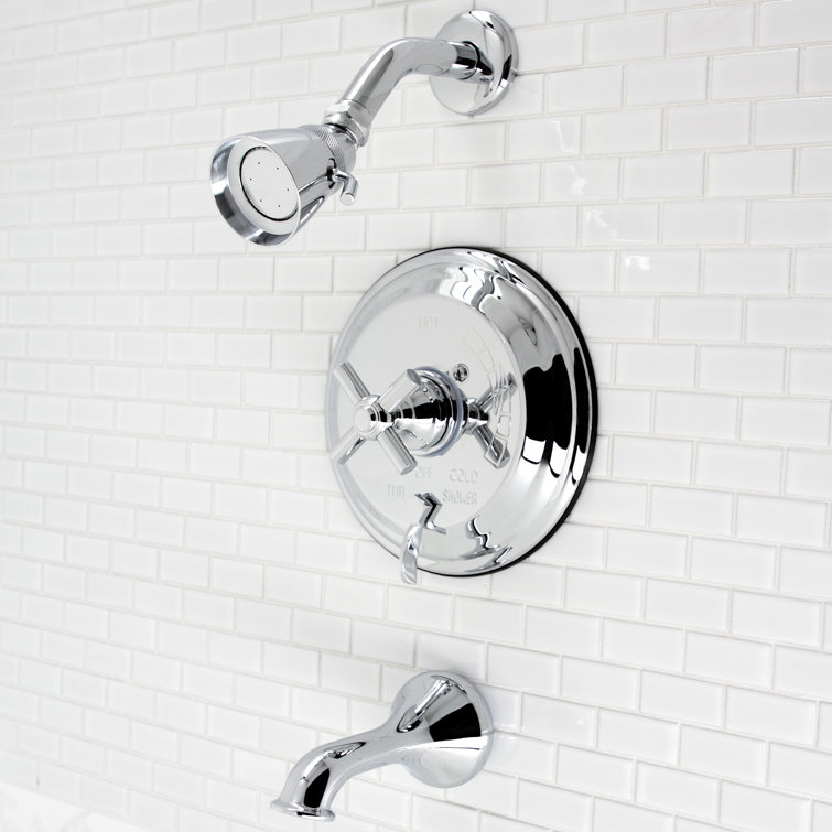 Elinvar Single-Handle Tub and Shower Faucet with Rough-in Valve