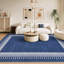 Tapis lavable moderne et minimaliste avec envers en caoutchouc, tapis souple et durable pliable pour les chambres à coucher, les salons et les salles à manger-906949510-906949511