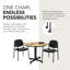 Chaise empilable à dossier haut sans accoudoirs-20351497-9093288