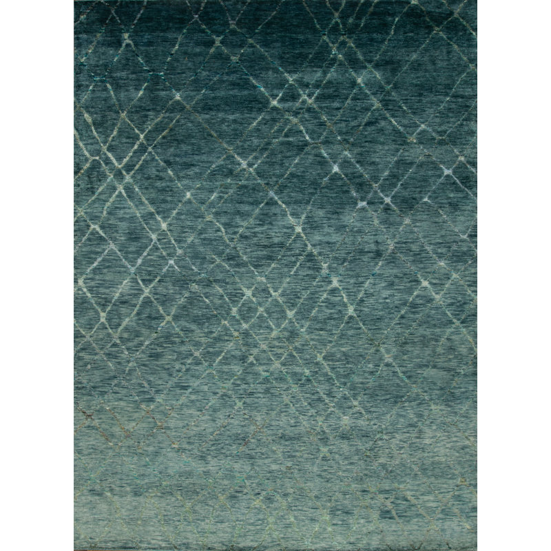 Seville Collection One-of-a-Kind 10.2 X 13.11 Hand Knotted Area Rug