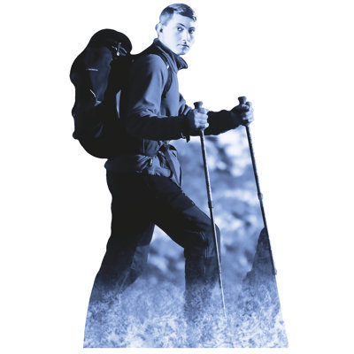 «George Mallory 1924 Everest», carton debout