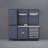 Workshop garage complete storage system set