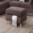 Upholstered L-Shaped Sectional Reversible-1337588823