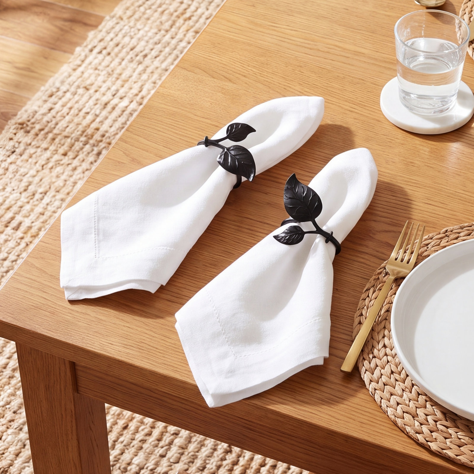Sycamore Curtain Holdback, Black