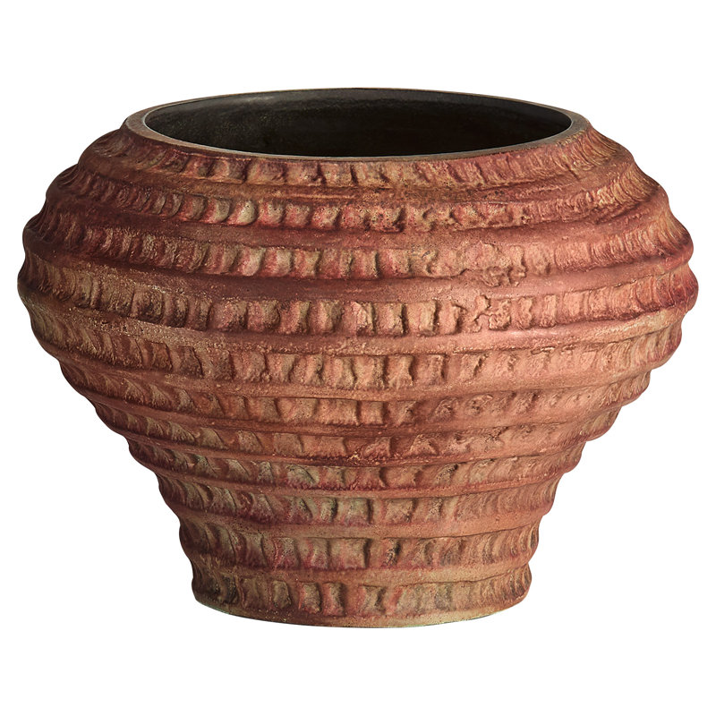 Vase de table Yucca, H 5,25 po x l 7,25 po x P 7,25 po