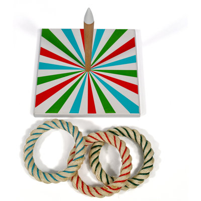 Fun2Give Solid Wood Washer and Ring Toss