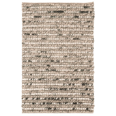 Ferrera Abstract Hand-Knotted Blue/Brown Area Rug
