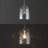Antwine 1 - Light Nickel/Clear Pendant