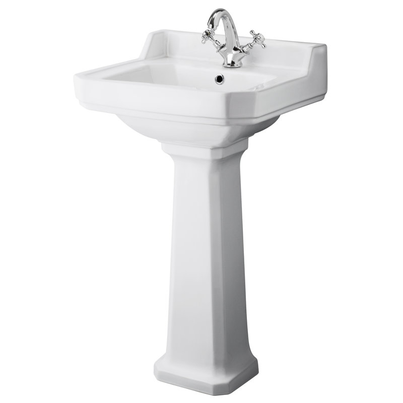 Old London Richmond 5000mm L x 3500mm W White Ceramic Rectangular Sink with Overflow