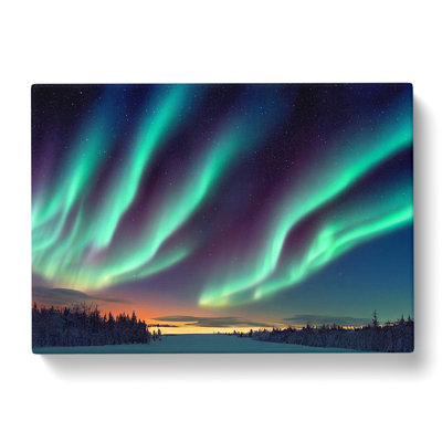 Riveting Aurora Borealis - Wrapped Canvas Print