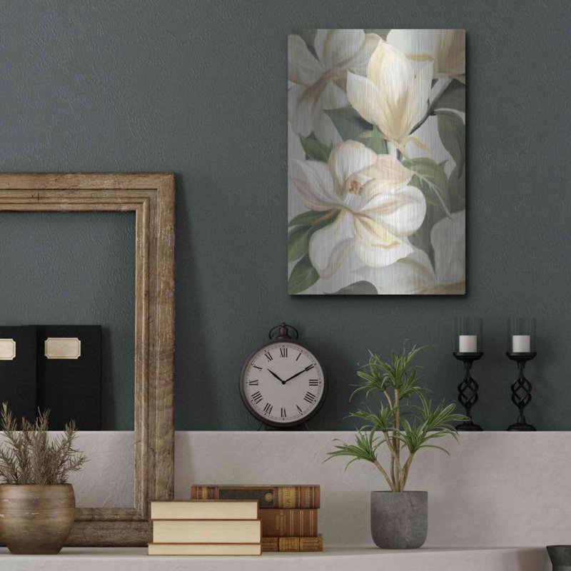 Magnolia Blossoms I par House Fenway, H 16 po x l 12 po