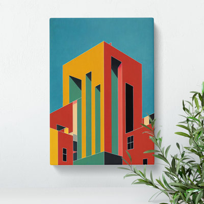 Bold Architecture No.3 Abstract - Wall Art