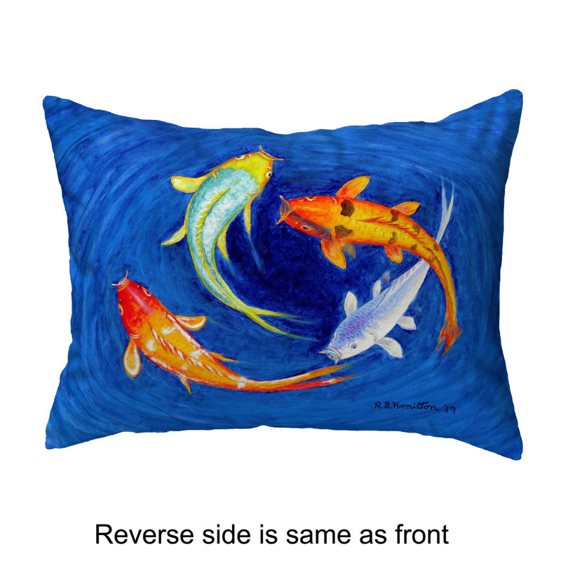 Outdoor Reversible Throw Pillow
