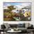 White Floater Framed