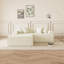 Canapé modulaire modulaire en L avec méridienne réversible, coussins de siège profonds, canapé confortable pour le salon, canapé peu encombrant pour les appartements, canapé en tissu rembourré moderne, assemblage facile