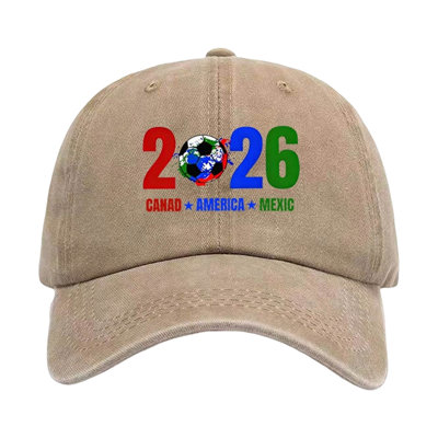 Ball hat Cup26 Hats USA CAN MEX 2026 Host  Soccer Football Supporters Cap