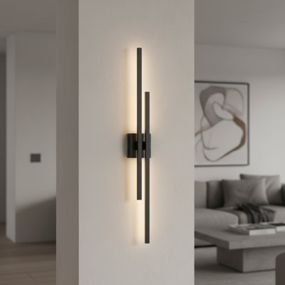 Modern LED Wall Lights 3CCT Light Color Dimmable Wall Sconces Hardwired