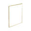 Alisiana Metal Flat Wall Mirror