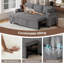 3 Seater Fabric Sofa Bed-990561678