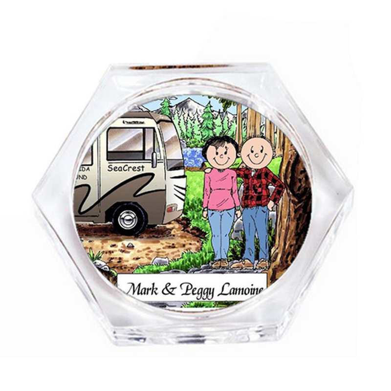 Ensemble de 4 sous-verres personnalisés, Oui