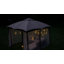 12 pi. L 10 pi. D Pavillon de jardin en métal avec filet-86176385