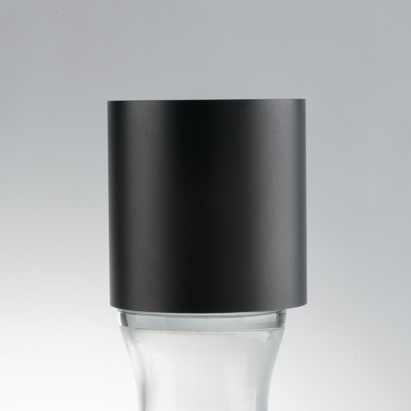 Acrylic LED Flush Mount, Black