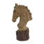 Raphael HORSE HEAD 36cm Carved Wood Effect