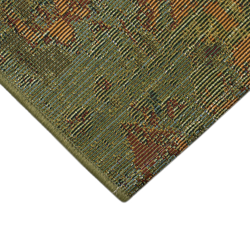 Kowalczyk Oriental Green Area Rug - Indoor/Outdoor